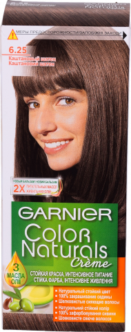 Фарба Garnier Color Naturals 6.25 Каштановий шатен