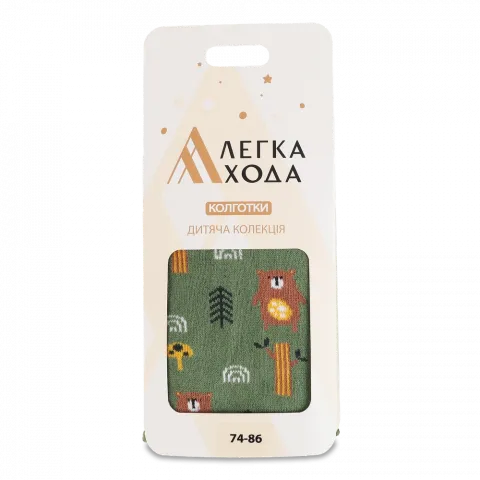 Колготки дит. Легка Хода 8260 74-86 52 14 зелений
