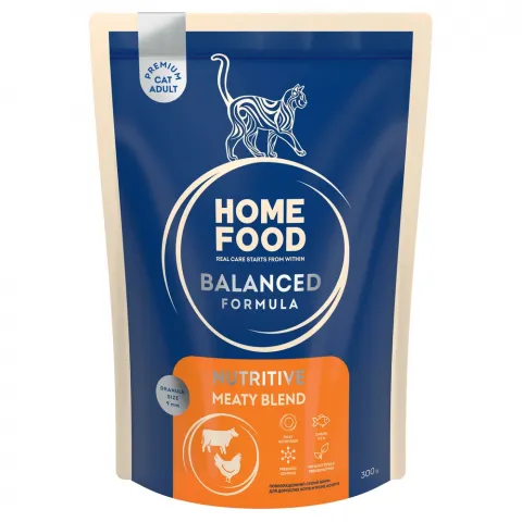 Корм д/котів Home Food 300 г м`ясне асорті