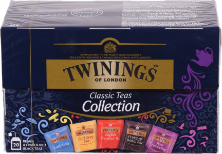Чай Twinings 20 шт. чорн. Колекція чорного чаю` (Англія) И729`