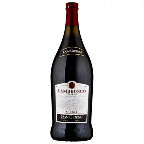 Вино ігристе ZONIN Lambrusco 1,5л черв. 8,5 (Італія)