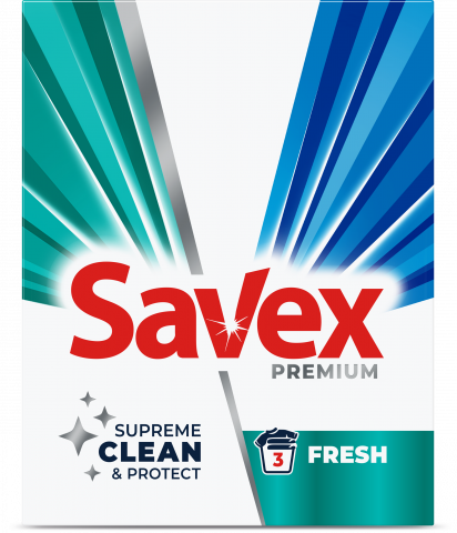 Порошок Savex 400 г д/ручного прання 2в1 Fresh И695