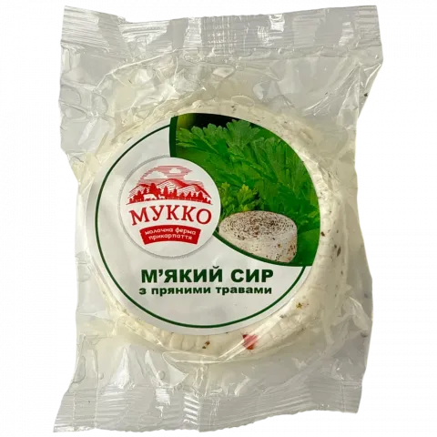 Сир Мукко М`який з пряними травами ваг.