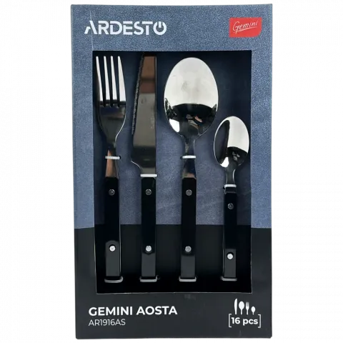 Набір стол. приб. Ardesto Gemini Aosta 16 шт. AR1916AS