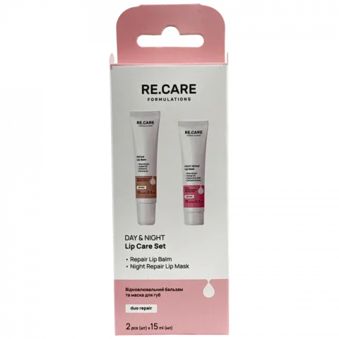 Набір д/догл. за губами RE.CARE Day and Night Lip Care Set