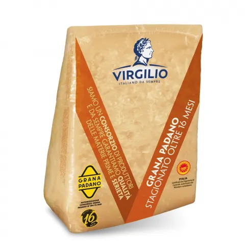 Сир Grana Padano VIRGILIO 200г витр. від 16 міс. (Італія)