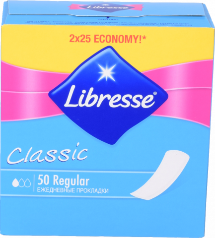 Прокладки щоден. Libresse 50 шт. Classic Regular