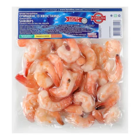 Креветки Karolina 31/40 400 г вар.морож.