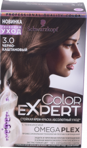 Фарба д/волосся Schwarzkopf Color Expert 3-0 Чорно-каштановий