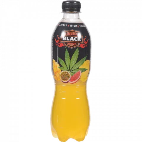 Напій б/алк. Energy Black 0,5 л Канабіс-тропик із соком