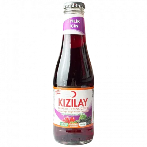 Вода мін. KIZILAY 200мл газ. Черв.смородина/шовковиця(Тур)