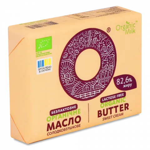 Масло Organic Milk органіч. 82,6 180 г б/лактозне
