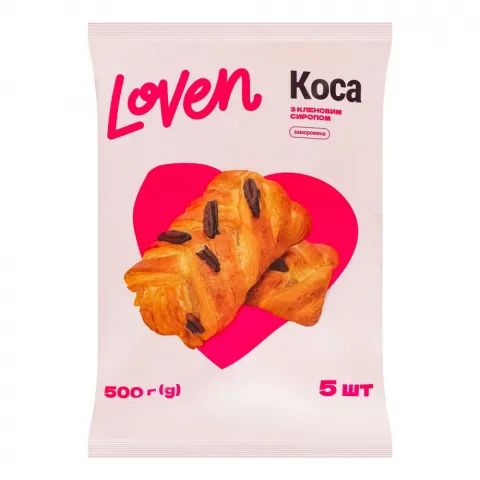 Коса Loven 500 г з кленовим сиропом