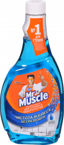 Засіб Mr.Muscle 500 мл д/вікон зі спиртом запаска