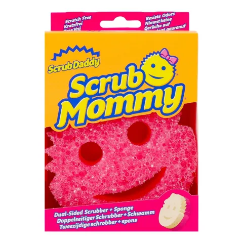Scrub Daddy губка кухонна Scrub Mommy рожева/фіолетова