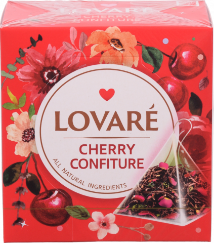 Чай Lovare 15 шт. Вишневий конфітюр