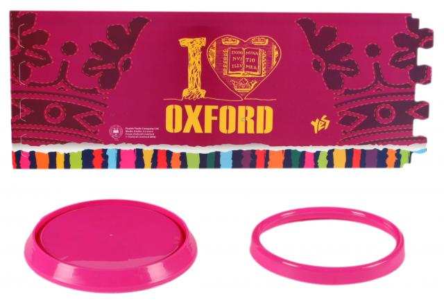 Стакан д/письмового приладдя розбірний Oxford рожевий 470388