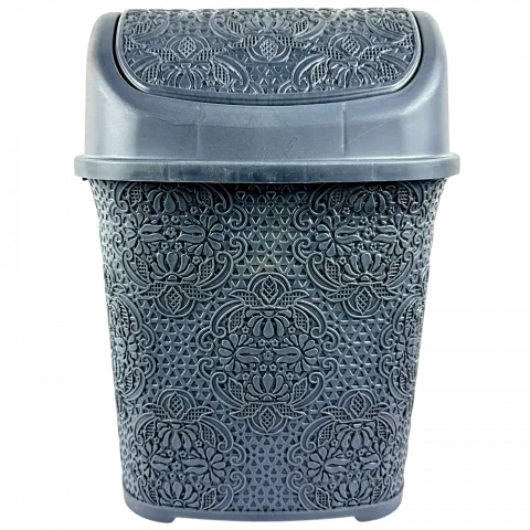 Відро д/сміття Bursev Мережево 6 л  сірий И690 (Туреччина)