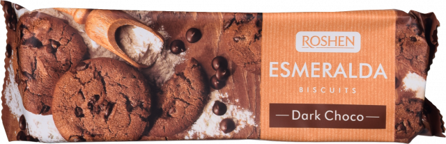 Печ Рошен Есмеральда 150 г Шоколадне з шматоч. шоколаду