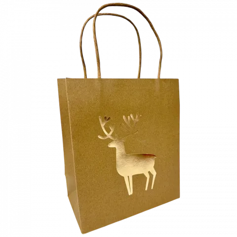 Пакет подарунковий паперовий НР 182110 крафт арт. 9054B 5985 И653