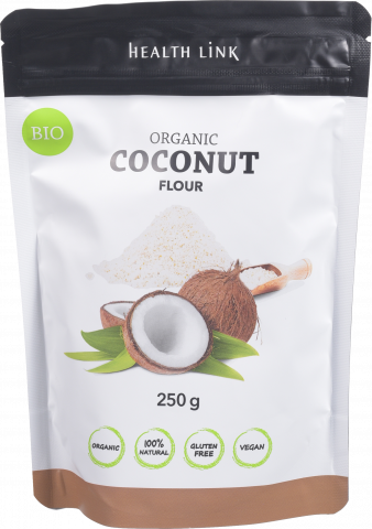 Борошно Health Link 250 г кокосове органічне