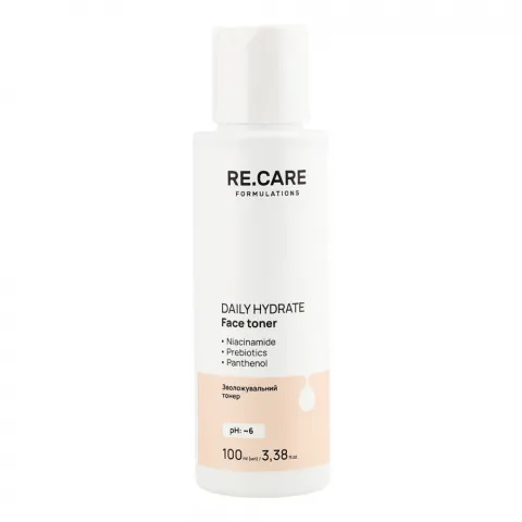 Тонер д/обличчя RE.CARE 100мл Зволожувальний Daily Hydrate