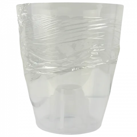 Горщик д/квітів PP Coubi 16 см прозорий DUOW160T-CS99 И394 (Польща)