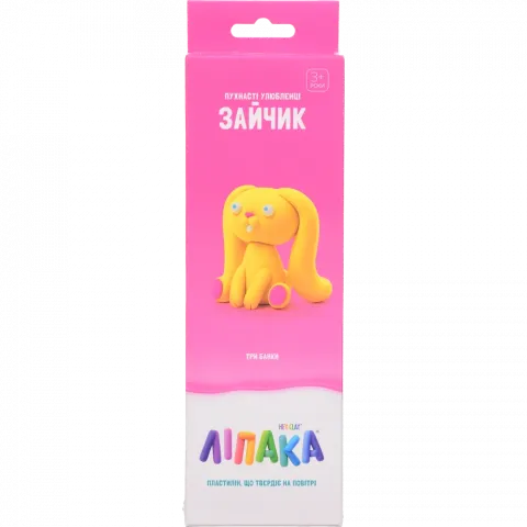 Ігровий набір пластиліну, що самост. твердіє Ліпака Зайчик 30115-UA01