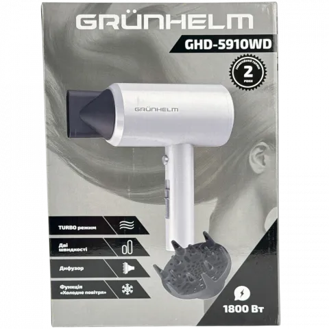 Фен Grunhelm GHD-5910WD 1600-1800Вт 131672