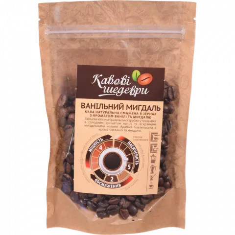 Кава Мономах Ванільний мигдаль зерн. ваг.