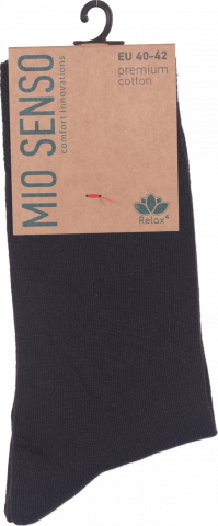 Шкарпетки чол. Mio Senso Relax4 C301RF чорні 40-42