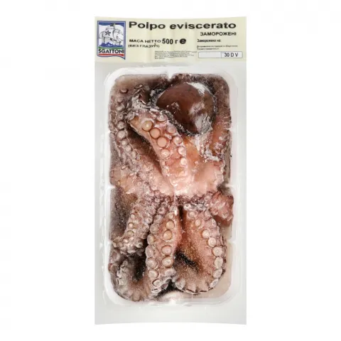 Восьминіг Sgattoni 500 г Polpo eviscerato чищений
