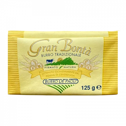 Масло вершкове Gran Bonta 125г 82 жир. (Італія)