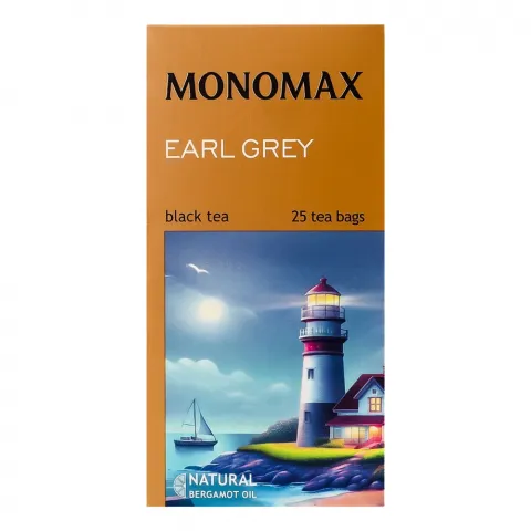 Чай Мономах 25 шт. Earl Grey чорн. з бергамотом