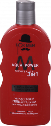 Гель д/душу For Men 200 мл 3в1 Aqua Power