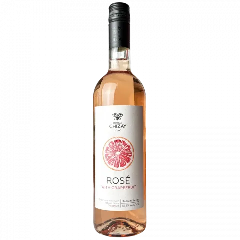Вино Chateau Chizay Rose з грейпфрутом 0,75 л н/сол. рожеве