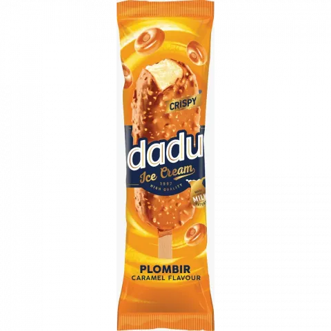Морозиво DADU карамел. з вафельною крихтою 63г И327(Литва)