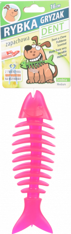 Іграшка для тварин SUM-PLAST Рибка-прорізувач 16 см И052 (Польща)