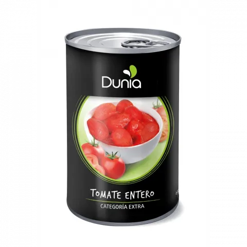Конс Томати DUNIA 390г з/б очищ. И332 (Іспанія)