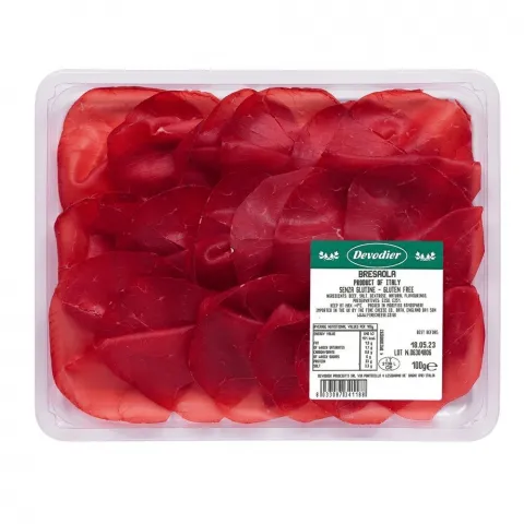 Брезаола DEVODIER 90г нарізка фас. И300 (Італія)
