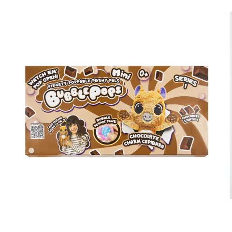 Іграшка мяка Bubble Pops міні Шоколадна капібара 2402005/11