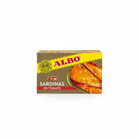Сардини ALBO 120г з/б у томатному соусі И000 (Іспанія)