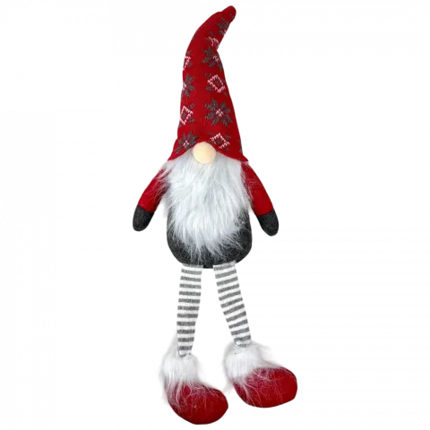 Фігура Гном, що сидить 5820 см червоний капелюх арт. DM-2025-831 9245 И600