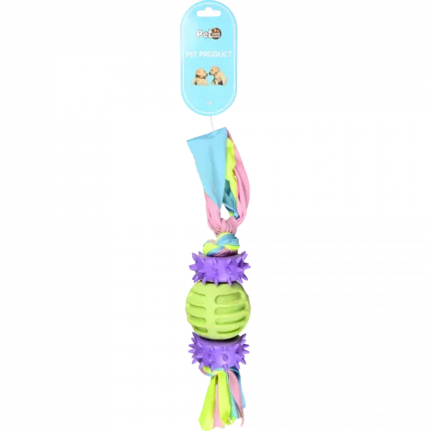 Шар-годівниця для собак, з мотузкою 32 см арт. X127 И202