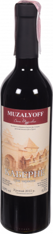 Вино MUZALYOFF Каберне 0,75 л сух. червон. 225