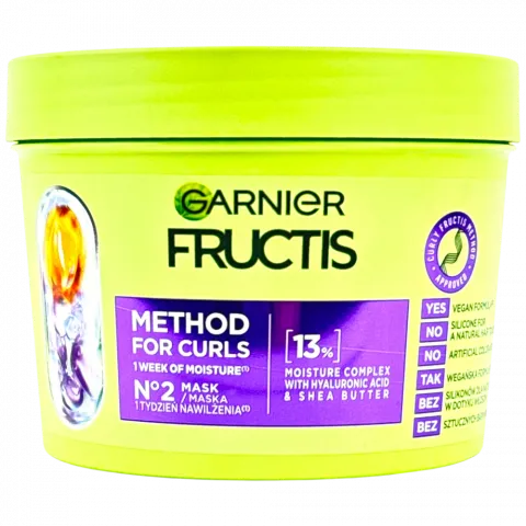 Маска д/волосся Fructis 400 мл Curls Method кучерявий метод звол д/хвил. та кучер. волосся
