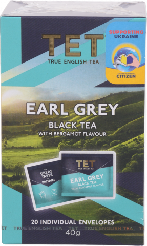 Чай ТЕТ 20 шт. чорн. Лорд Грей з маслом бергамоту