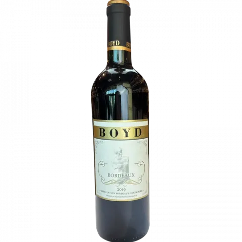 Вино BOYD 0,75л черв.сухе 14 Мерло-Каберне Франція