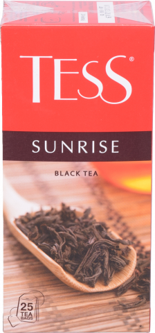 Чай Tess 25 шт. чорний Sunrise