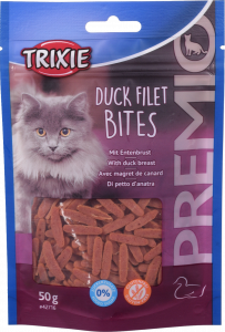 Ласощі д/котів Trixie Premio Duck Filet Bites 50 г філе качки 42716